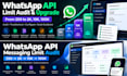 audit whatsapp API limits from 250 to 2k, 10k and 100k