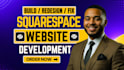 build squarespace website redesign, edit squarespace website update squarespace