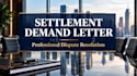 prepare a professional insurance settlement demand letter