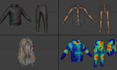rig custom fivem characters, peds, clothing, game assets gta 5 skeleton setup