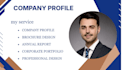 design a corporate company profile  brochure and portfolio brochure