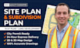 design 2d site plan, land subdivision plan, and plot map in autocad