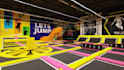 create 3d trampoline park design, indoor playground and fun center