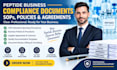 draft peptide compliance documents, sops, policies and agreements