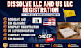 dissolve llc, dissolution llc, and close ein in delaware, wyoming, new mexico