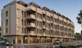 renovate 3d mid rise apartment,multi tenant condo,mixed use building cgi render