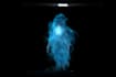 create spooky halloween hologram animation vj loop and haunted projection effect