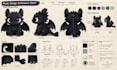 design custom plushie reference sheet stuffed animal tech pack ych concept plush