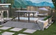 create a custom 3d garden design, front yard, backyard and landscape rendering