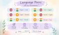 translate english hindi and marathi documents manually
