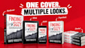 create realistic 3d ebook and book cover mockups