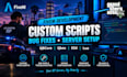 develop custom fivem scripts, fix bugs, and configure your rp server