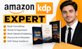be your amazon KDP expert for ebook publishing and book formatting