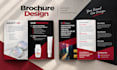 design a professional bi fold and tri fold brochure