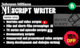 write engaging youtube scripts, video scripts, and film screenplays
