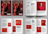 design product catalog, magazine layout, brochure, newsletter, booklet and cover