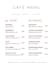 design luxury restaurant cafe food menu design