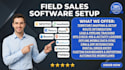 setup field sales software via spotio salesrabbit resco repsly bowimi geopointe