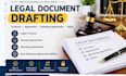 legal agreement contract document  operating service and nda draft