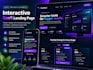 design and develop a modern saas landing page website