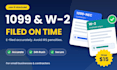 prepare and efile 1099 nec, 1099 misc and w2 forms