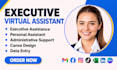 be executive personal administrative virtual assistant adhd data entry