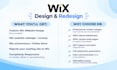 build wix website redesign, wix website design,  redesign wix