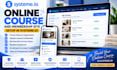 create systemeio online course and membership site