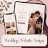 design an elegant wedding website on canva