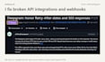 fix your broken API integration or webhook in python or javascript