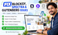 fix blocksy wordpress,spectra gutenbergbugs CSS and layout issues