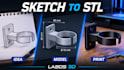 create custom 3d models for 3d printing in stl and 3mf