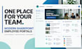 build sharepoint intranet website, employee portal and microsoft 365 site