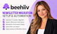 setup substack to beehiiv newsletter migration beehiiv welcome email automation