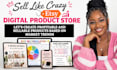 design etsy digital products, printable planners, journals and workbooks