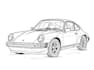 draw your car or vehicle into vector line art