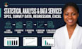do statistical analysis, spss, survey data analysis, regression and excel
