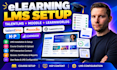 setup elearning course on talentlms, learnworlds, moodle lms, h5p and learndash