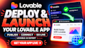 deploy lovable app, publish website and configure custom domain