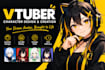 create a custom furry anime vtuber model with live2d rigging