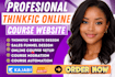 build thinkfic online course website thinkfic sales funnel thinkfic migration