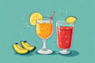draw food and drink vector illustrations from photos
