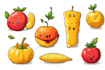 food illustration, cartoon, food vector, vector art