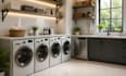 design a modern 3d utility room and laundry room