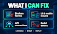 fix bugs in lovable bolt and replit websites