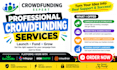 crowdfunding campaign setup fundraiser strategy kickstarter gofundme page writer