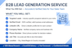 do b2b lead generation with verified email and phone number