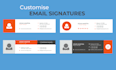 Design a professional custom email signature with animation by ...