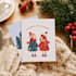 hand draw christmas, birthday, greeting, custom card