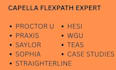 do praxis, pmp, accuplacer, teas, ged